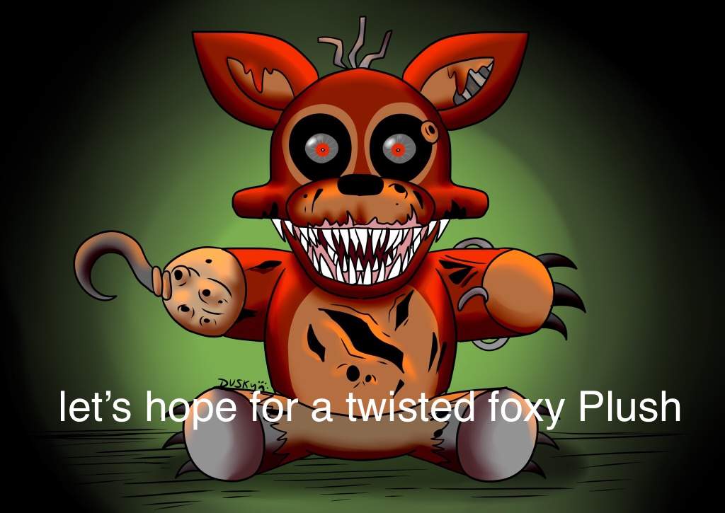 fnaf twisted foxy plush