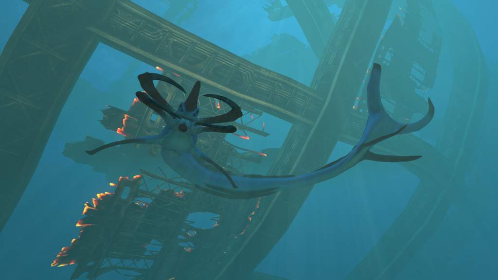 subnautica reaper leviathan background