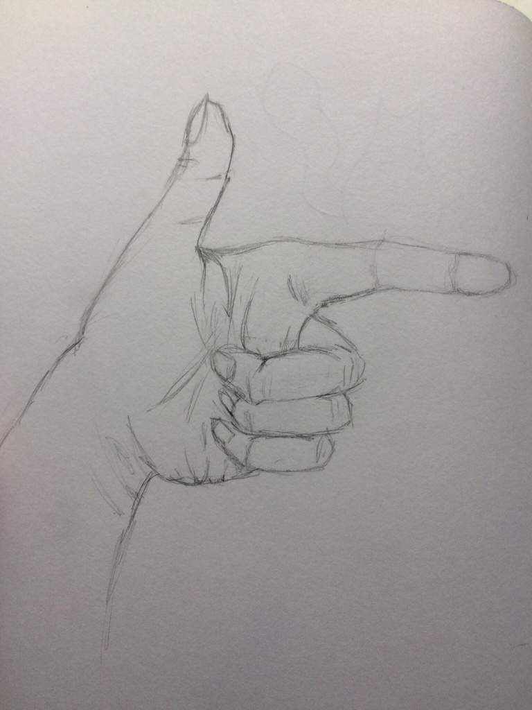 Finger Gun Sketch Bang Bang Art Amino