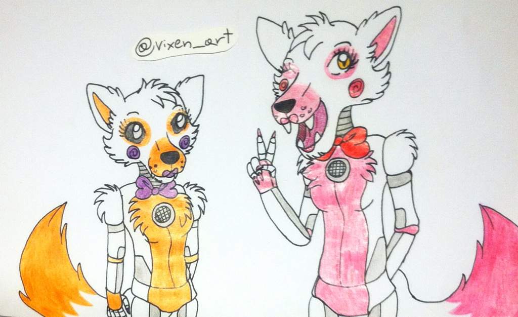 Funtime Foxy And Lolbit Five Nights At Freddy S Amino