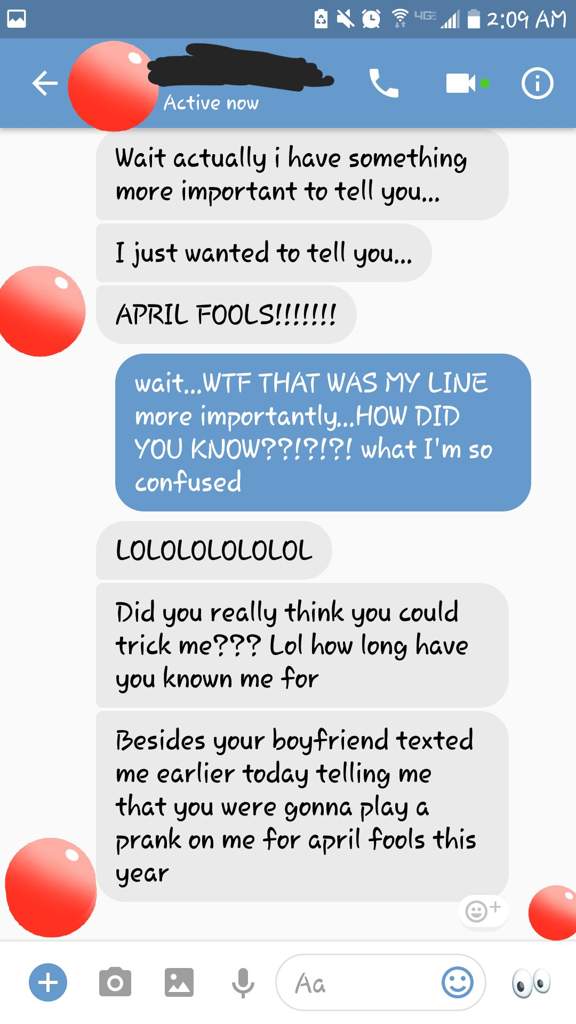 good april fools prank over text