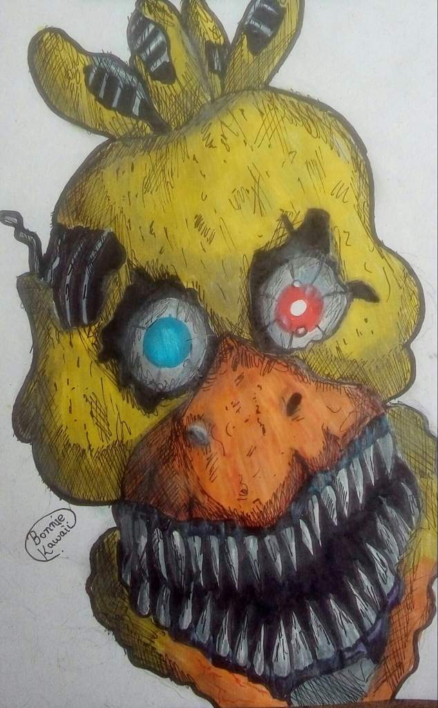 NIGHTMARE CHICA [FanArt] | Fnaf Roleplay Amino