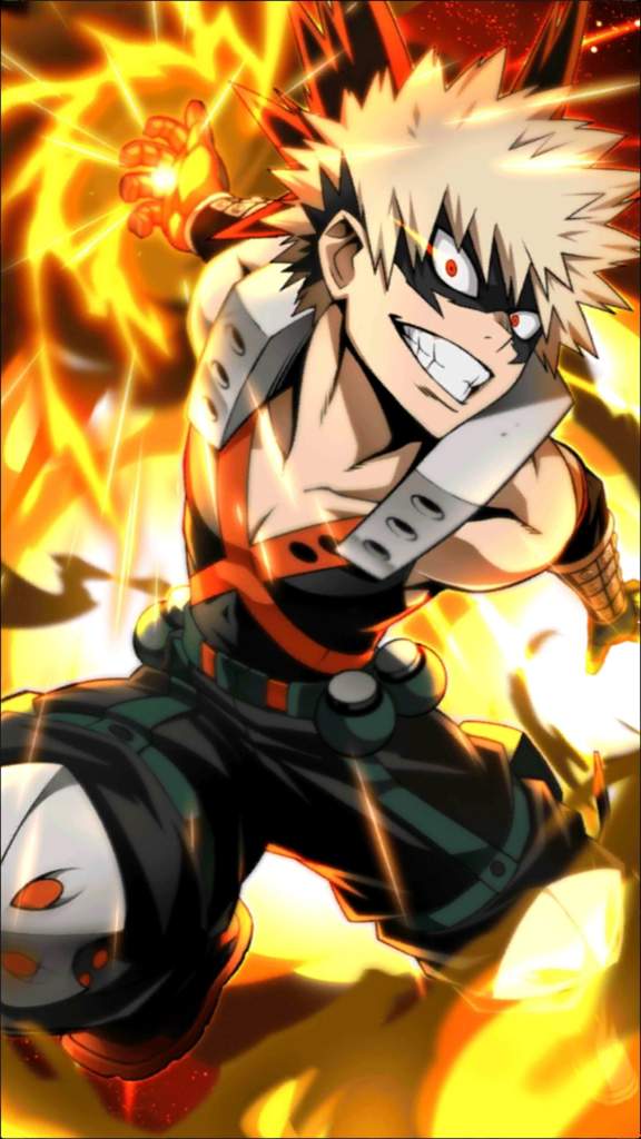 Dibujo finalizado Boku No Hero Academia Bakugou Katsuki