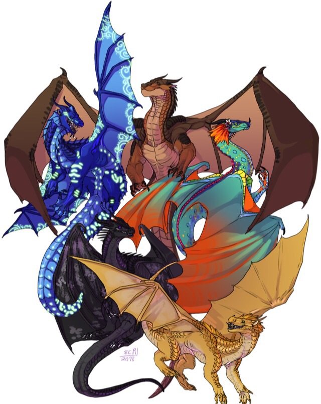 Wings Of Fire Five Dragonets