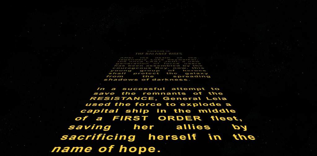 My Ep9 Poster, Title and Opening Crawl | #MyEp9Creation entry | Star ...