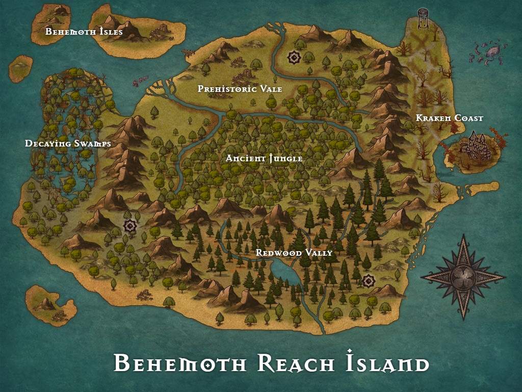 Behemoth Reach Island Ark Survival Evolved Amino