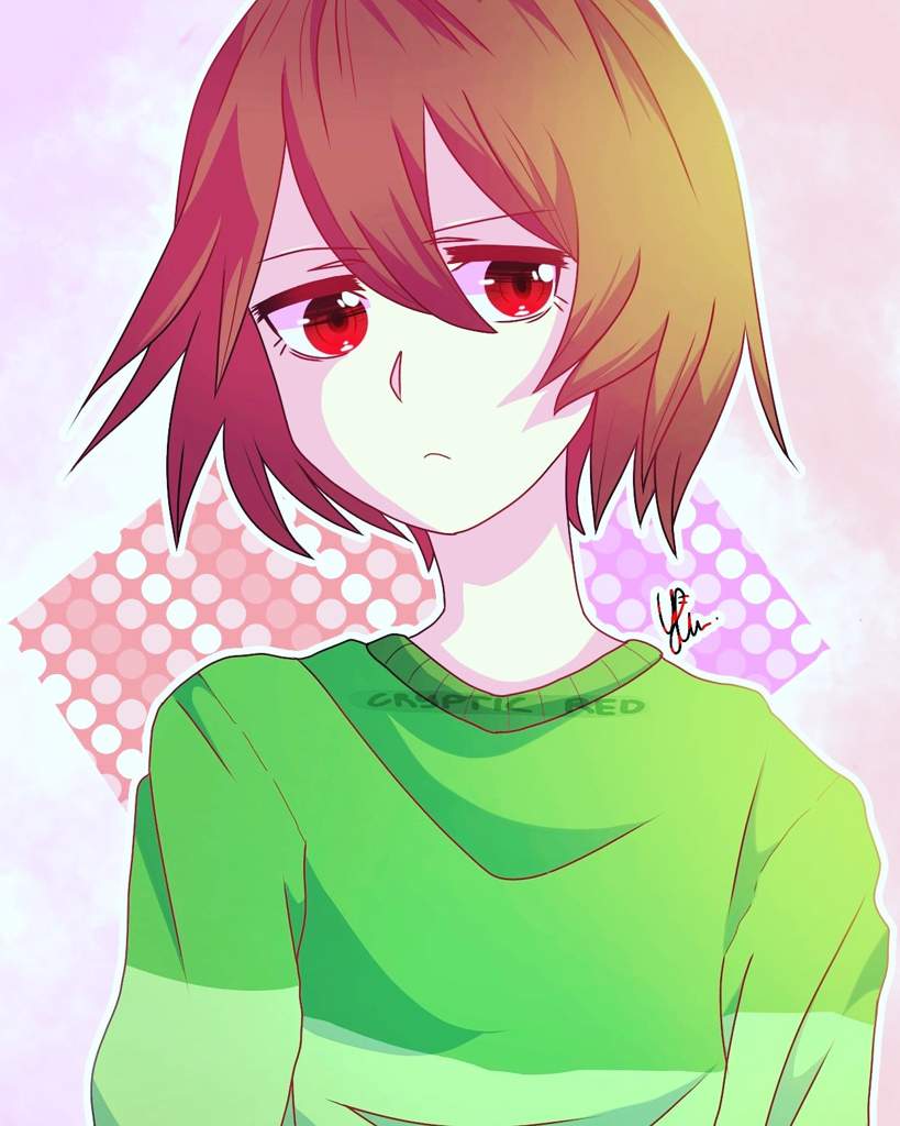 Chara before the glitch... | Glitchtale Amino