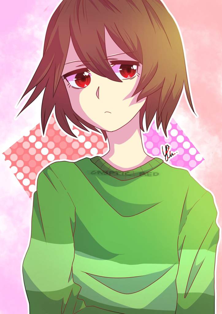 Chara before the glitch... | Glitchtale Amino