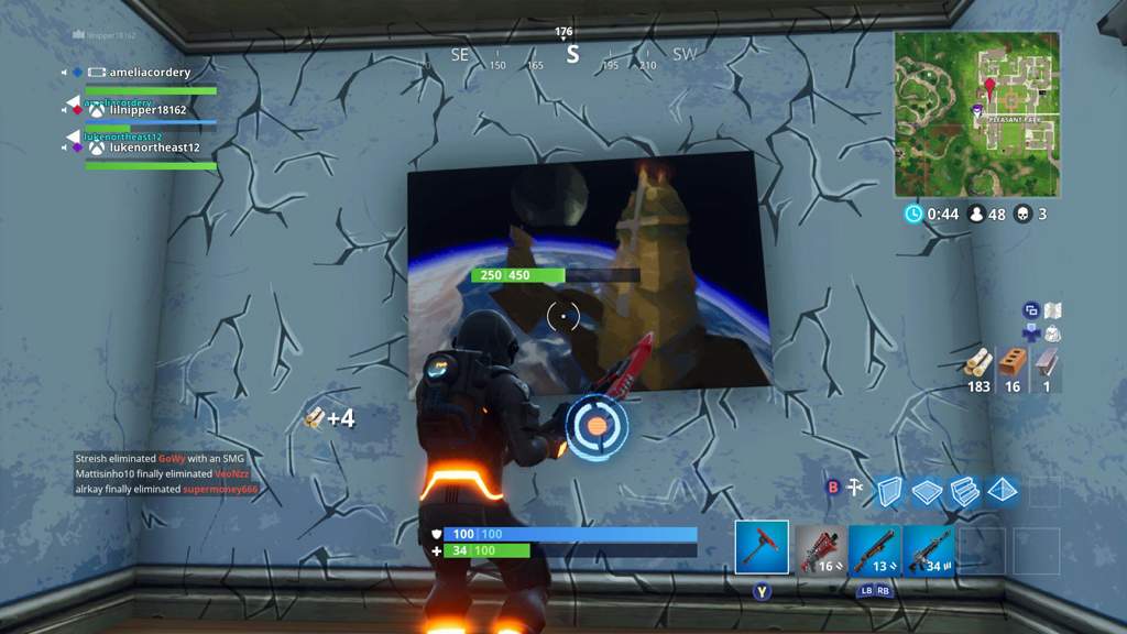 All Evidence To Back Up The Meteor Fortnite Battle Royale Armory - i m not sure who did this but if you look you can see the meteor in the sky this basically confirms it s not the moon or some star that is glitching out