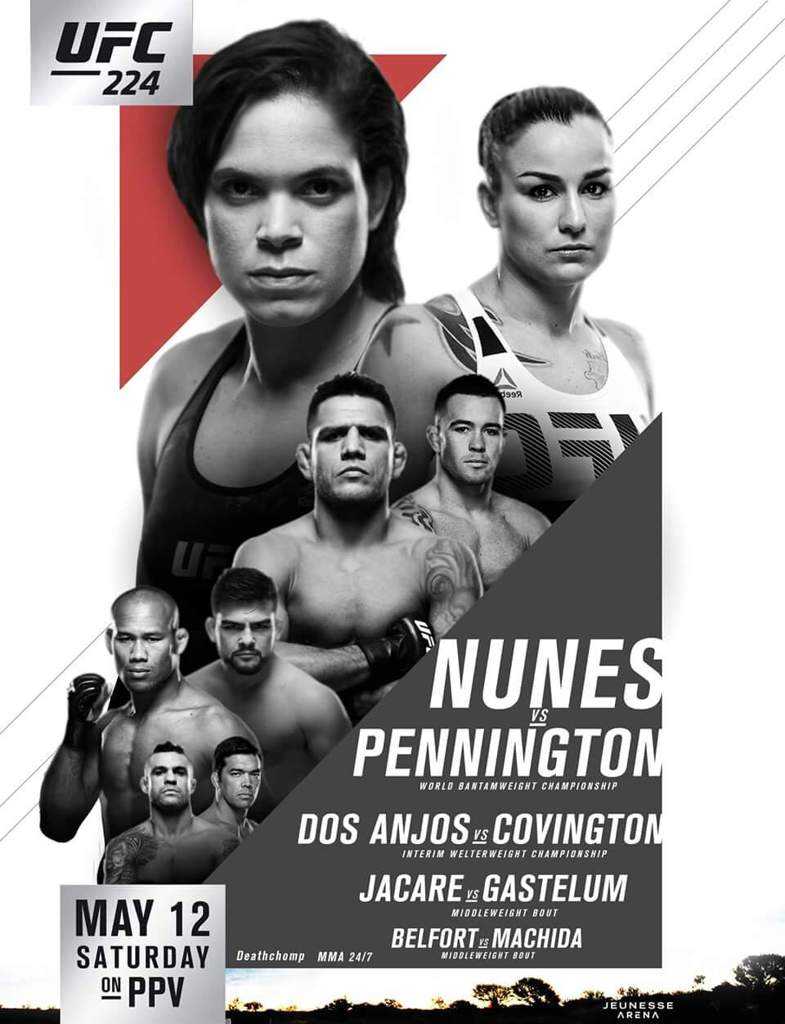 Official UFC 224 Poster. MMA Amino