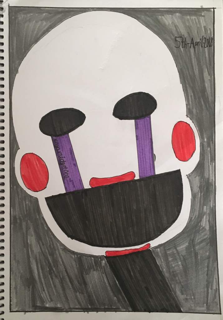 The Puppet Drawing (for the FNAF 6 custom night) | Five Nights At ...