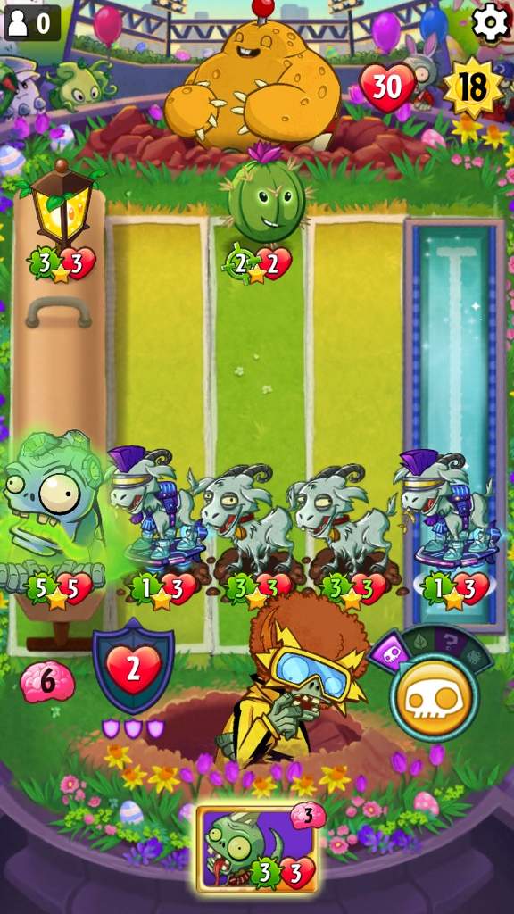 Daily Challenge Solution | Plants vs Zombies Heroes Amino
