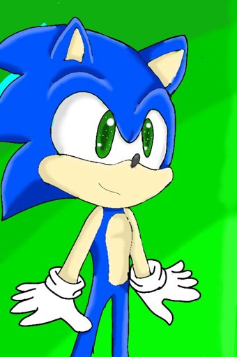 Sonic drawing | Sonic Artist Central Amino