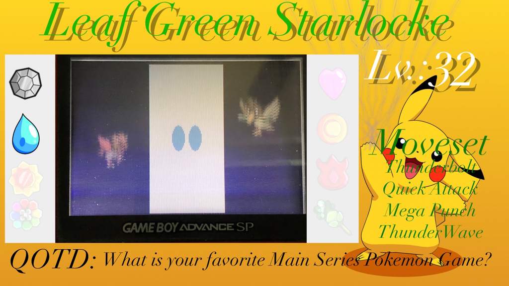 Leaf Green Pikachu Starlocke Part 3 Major Upgrad Pokémon