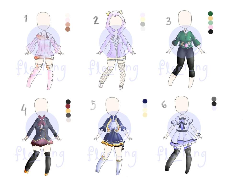 Outfit adopt auction batch 1 | Adopts Amino