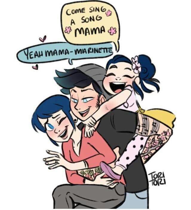 La familia de Lukanette | •Miraculous Ladybug Español• Amino