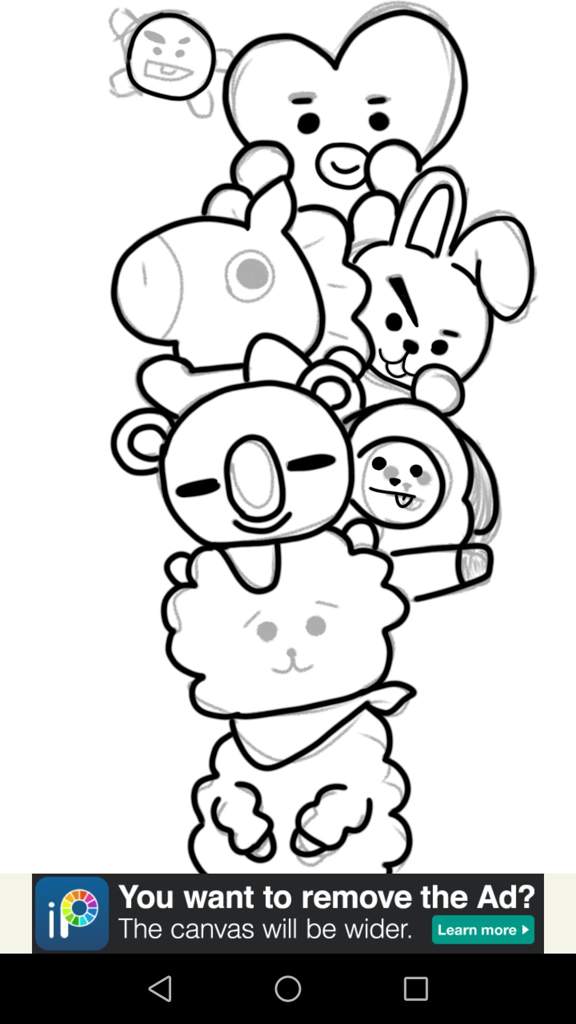 Kpop Bt21 Coloring Pages