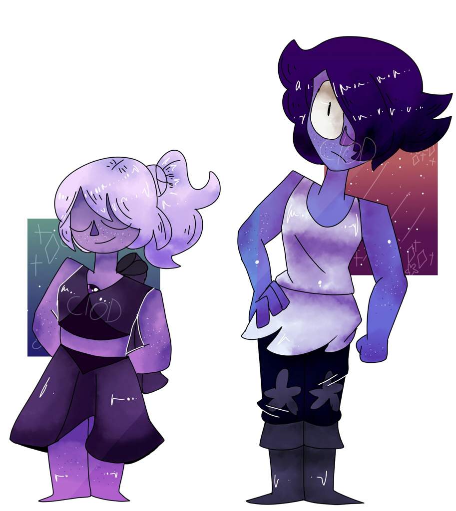 lapis and amethyst