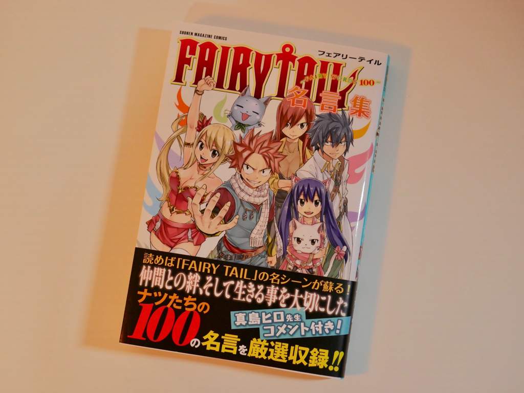 Fairy Tail Mini Artbook Quote Collection Anime Amino