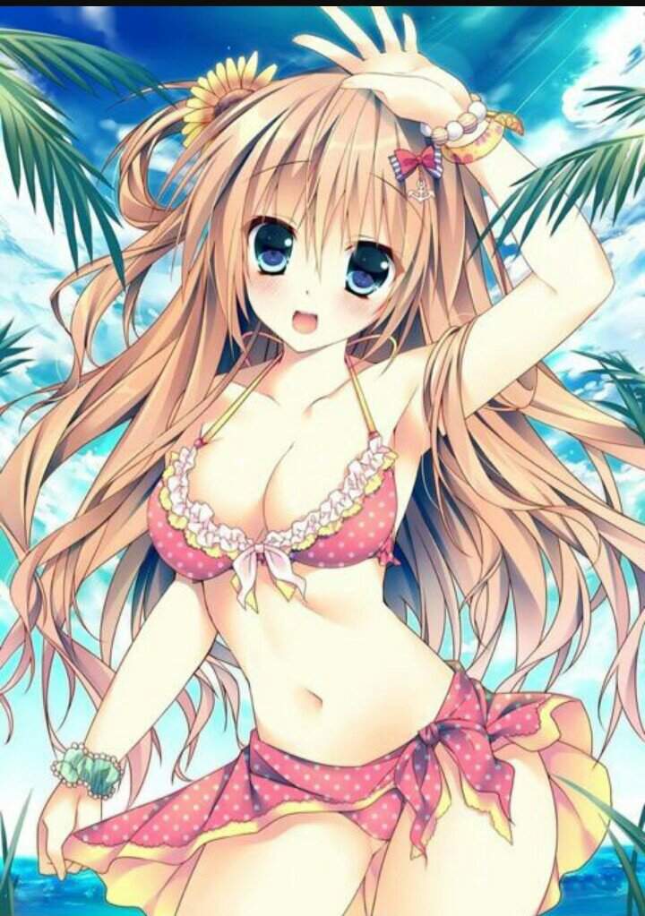 Bikini anime girl