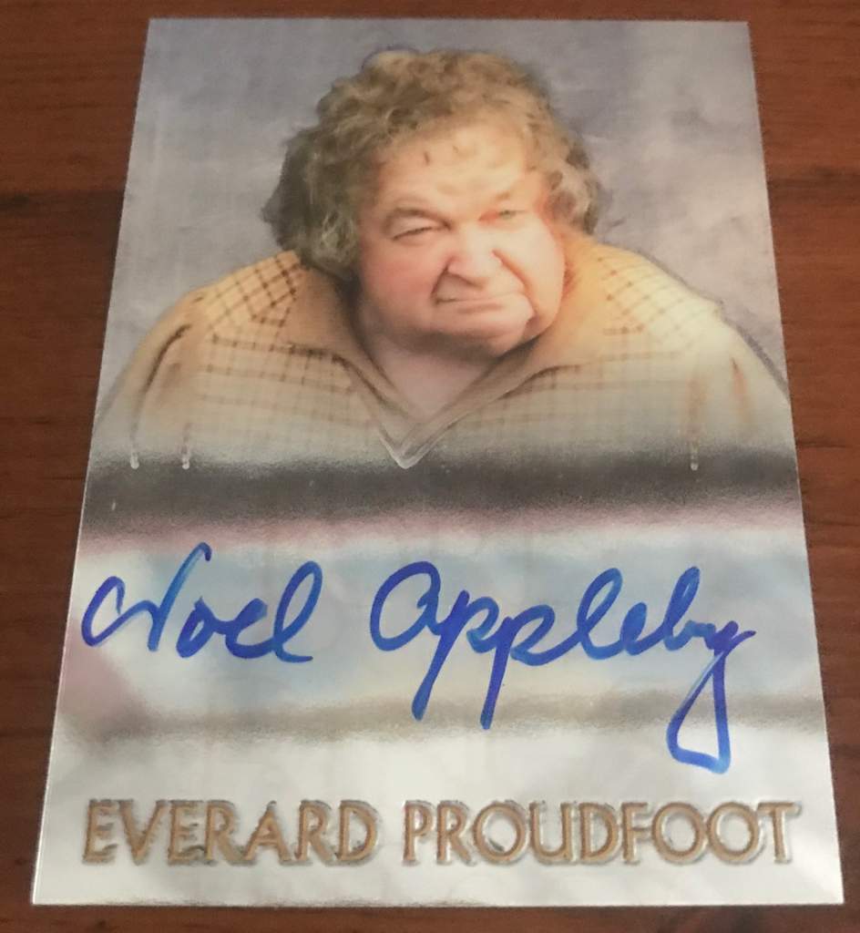 Autograph Collection #29 Noel Appleby  LOTR Amino