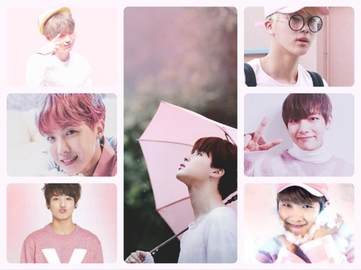 BTS edit/collage ~ baby pink aesthetic | ARMY's Amino