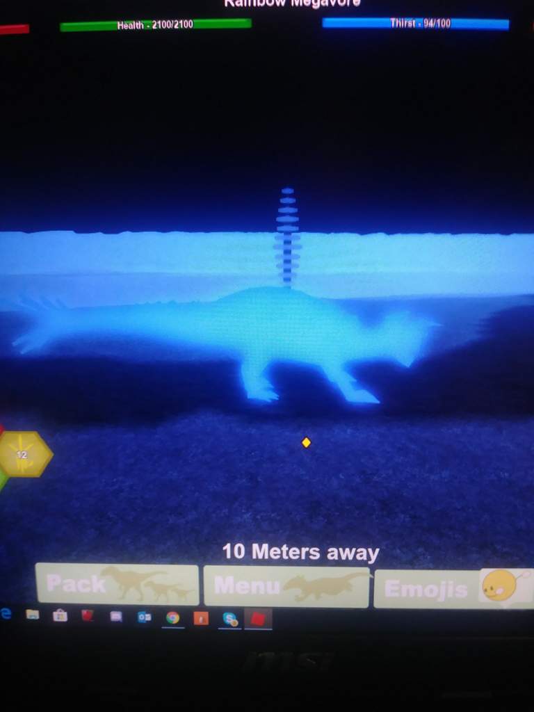 Rainbow Megavore Dinosaur Simulator Amino