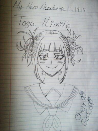 Toga Himiko | Sketch #1 | ♧Anime♧ Amino