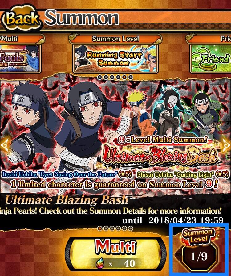 Summoning Guide Wiki Naruto Ultimate Ninja Blazing Amino