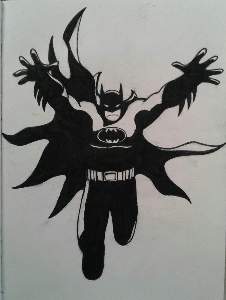 Batman Sketch In A Mike Mignola Pose Comics Amino