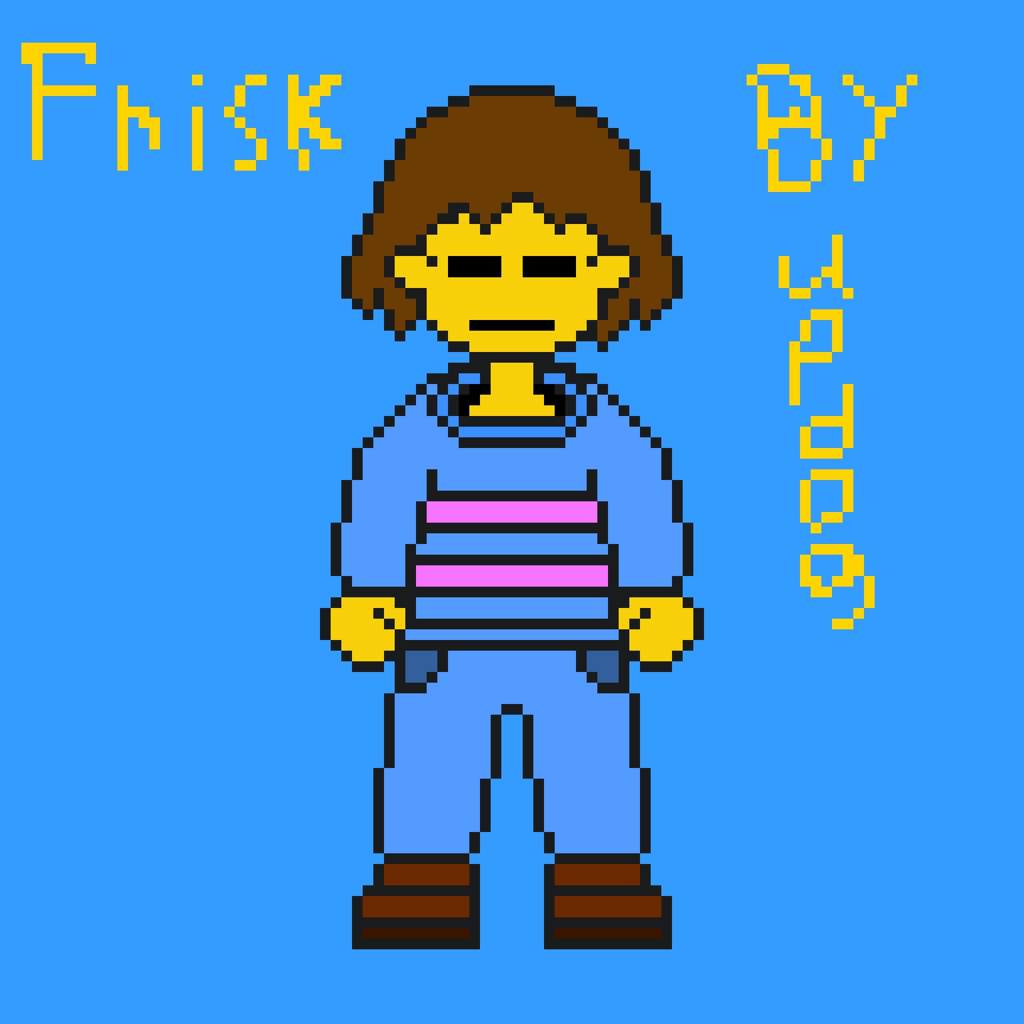 Heres A Frisk And Chara Sprite I Made 3 Weeks Ago And Forgot To Post Undertale Aus Amino