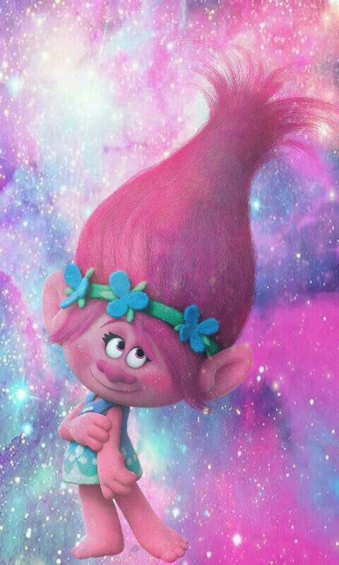 A random poppy wallpaper I made | 🌈Trolls' Amino🌈 Amino