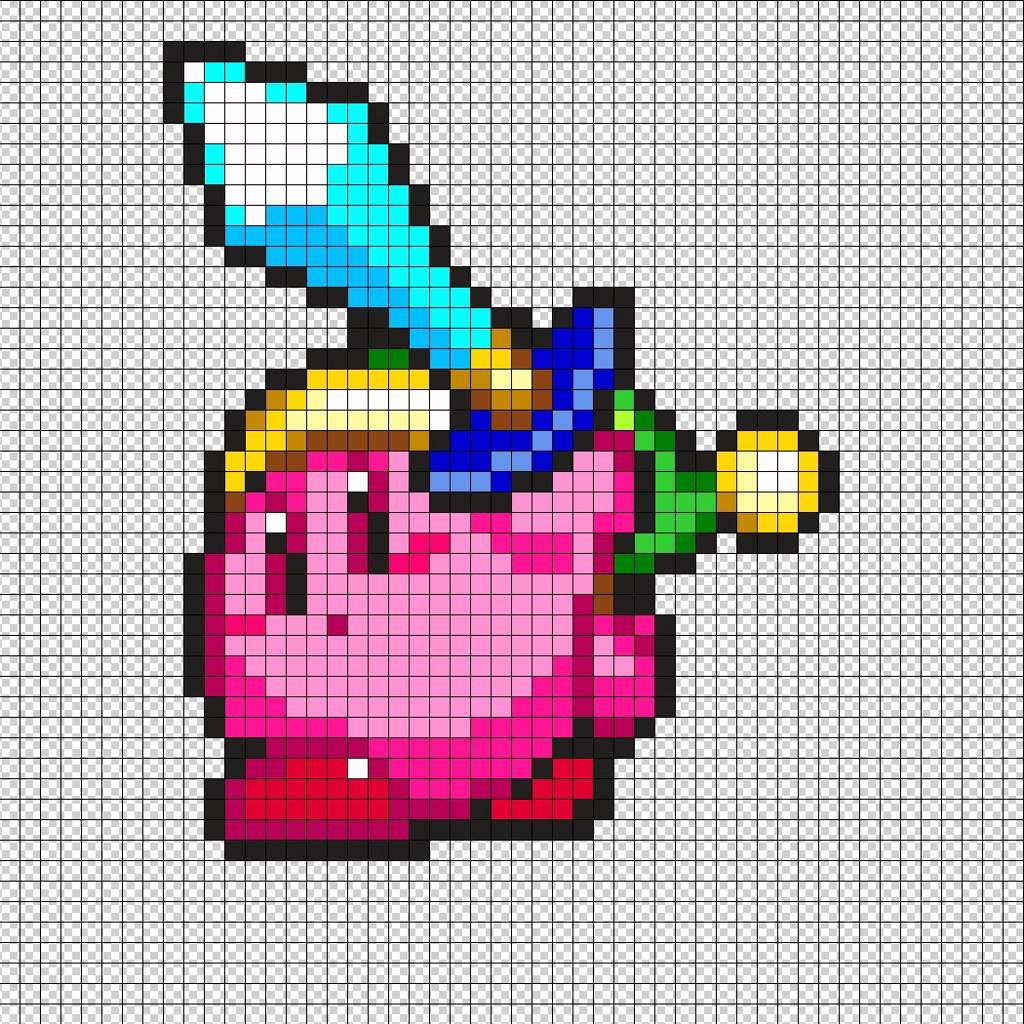 Kirby Pixel Art Terrarian Amino