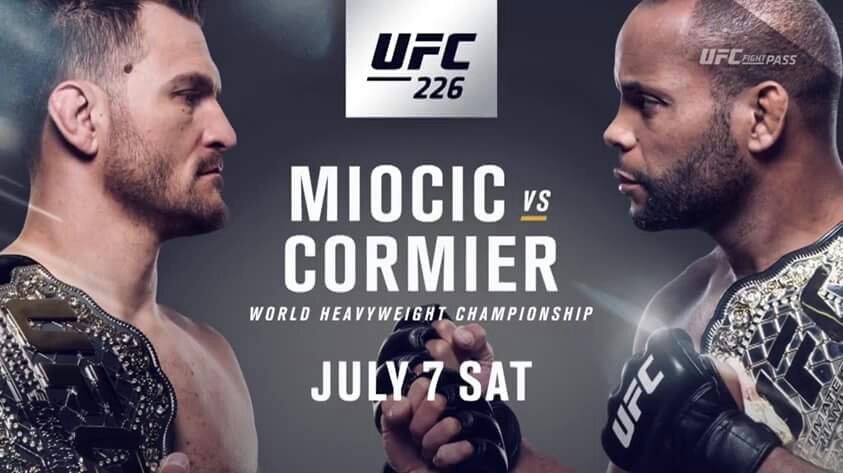 Resultado de imagen para ufc 226: miocic vs. cormier