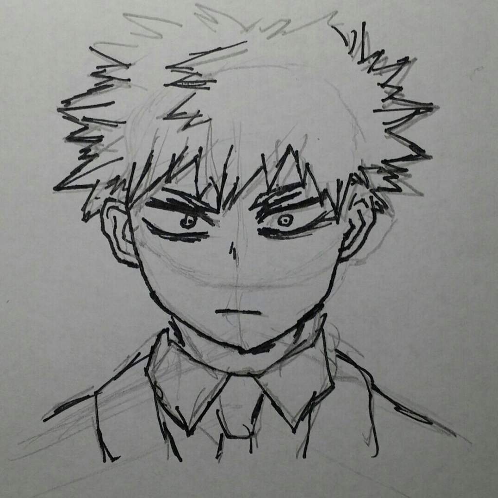 Katsuki Bakugou Art Sketch