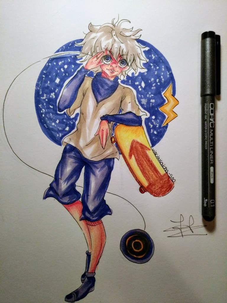 🌸Fan-art de killua zoldick🌸 | •Arte Amino• Amino