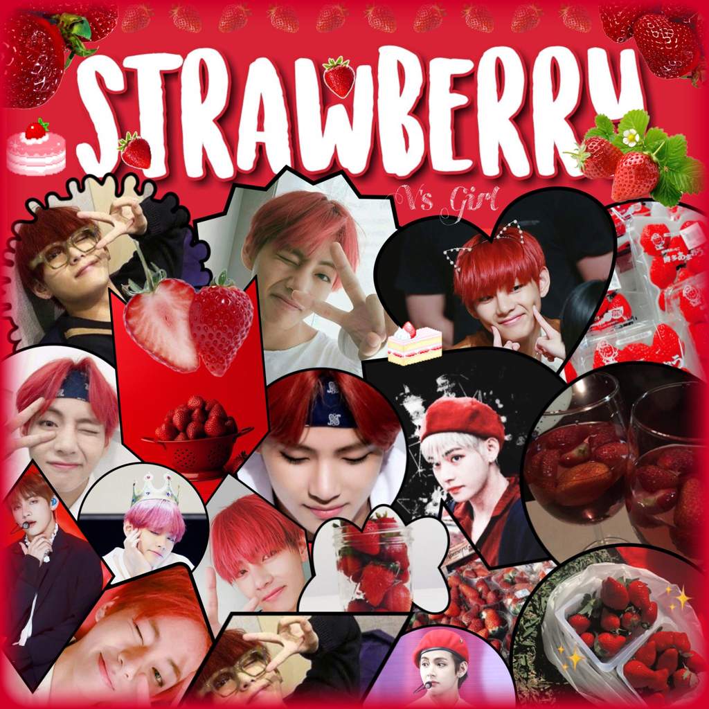 (Late) 200 Days Special ||🍓 & Taehyung = Strawberry Boy | ARMY's Amino