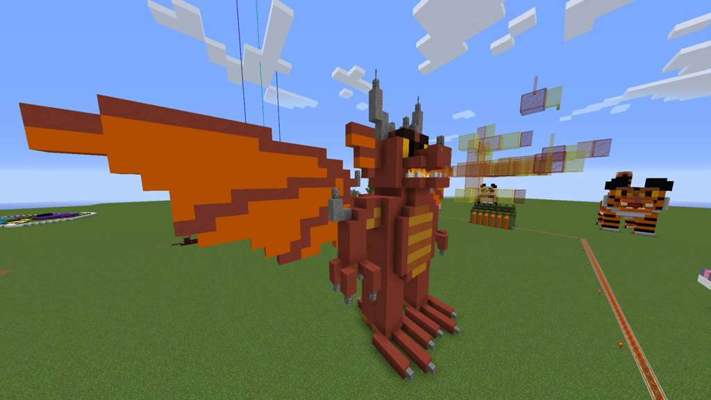 Mini Dragon Minecraft Build