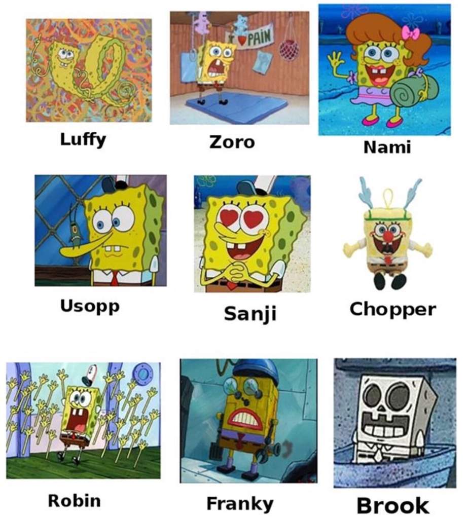 One Piece As Spongebob One Piece Amino