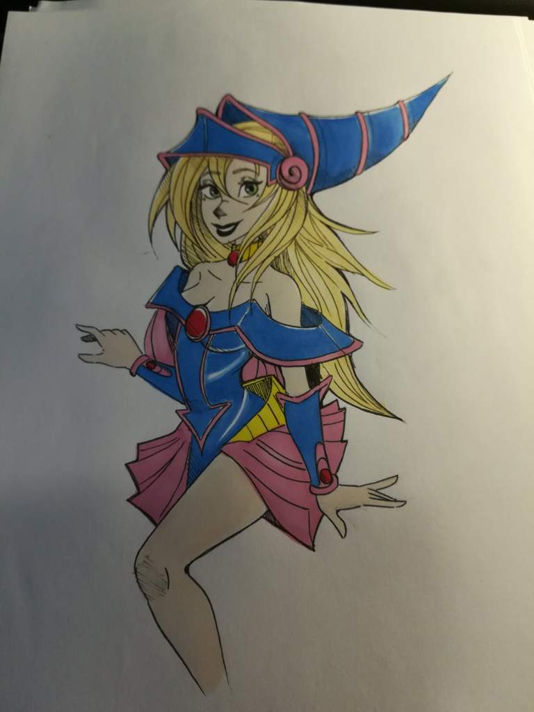 Art: Dark Magician Girl [Draw This Again Meme] | Duel Amino