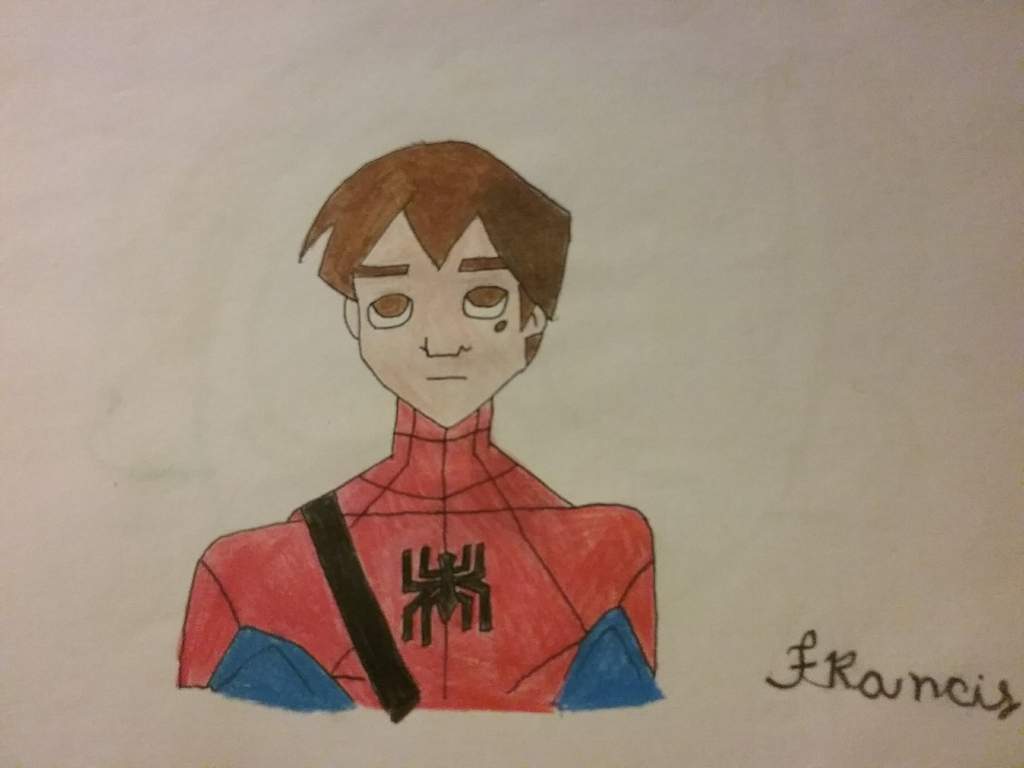 spectacular spider man peter parker drawing