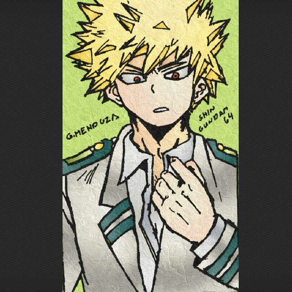 How To Draw Katsuki Bakugou Art Made Easy By Shingundam64