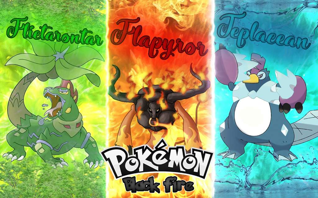 Fakemon Pokemon BlackFire Iniciales 3ra Ev | •Pokémon• En Español Amino