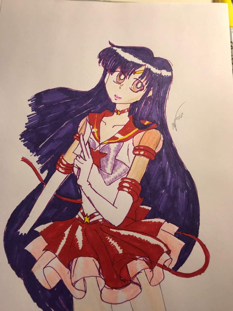 Sailor Mars drawing🔥 Sailor Moon Amino