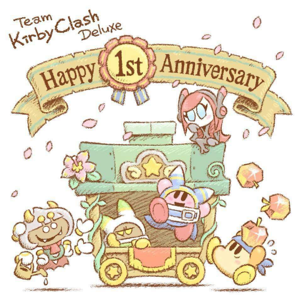 Cumpleaños de Team Kirby Clash Deluxe | •Kirby Amino• Amino