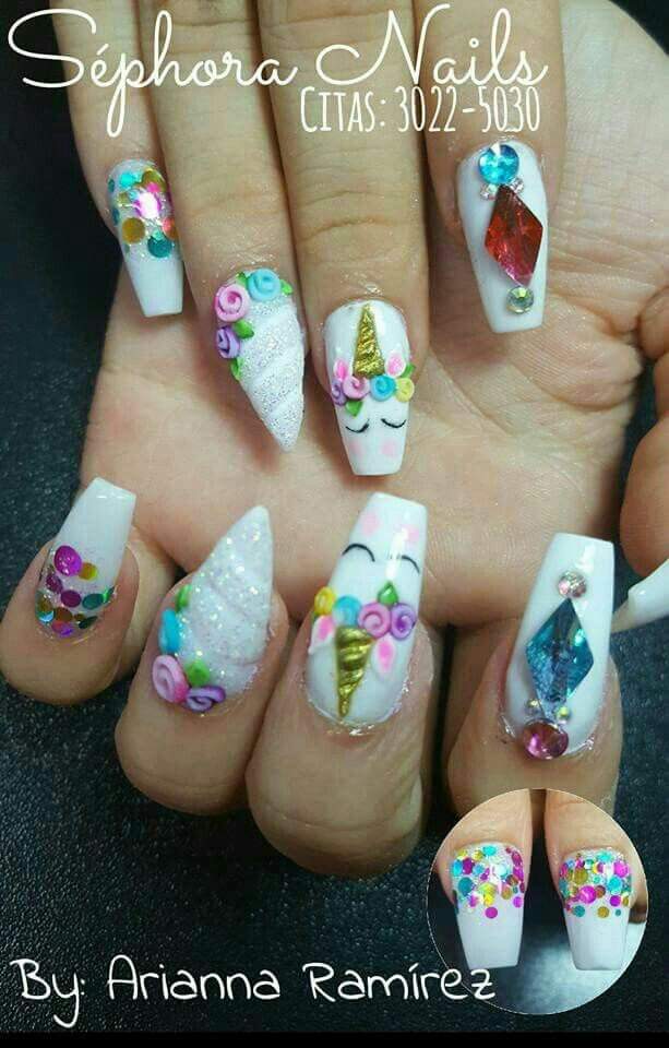 Unas De Unicornio Faciles