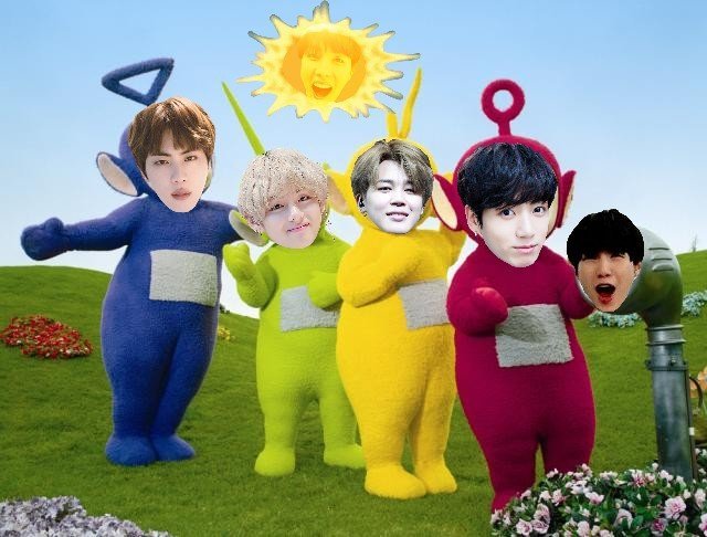 BTS as The Teletubbies | ARMY MEMES Amino