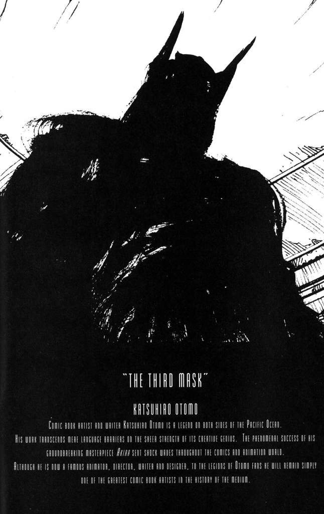 Katsuhiro Otomo's “Batman: The Third Mask” (Batman: Black and White-1996) |  Anime Amino