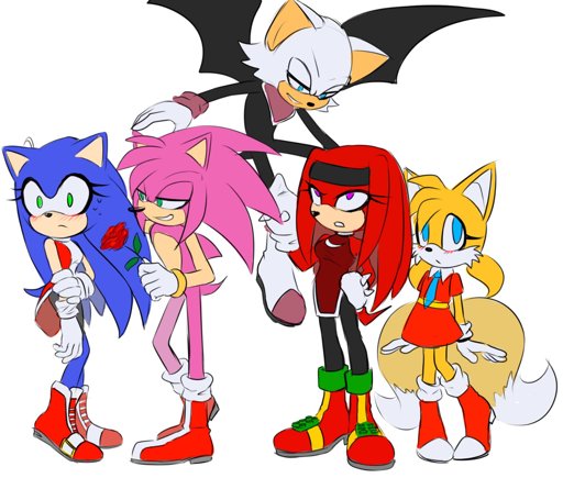 Gender bender Sonic and Co | Sonic the Hedgehog! Amino