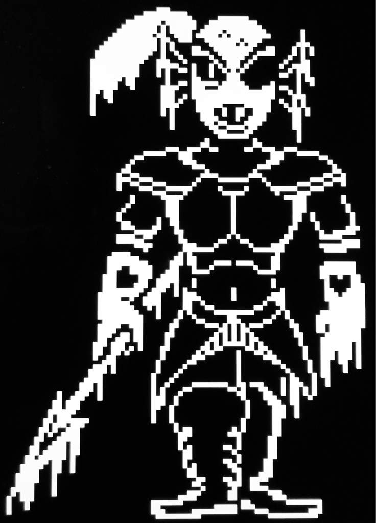 Unofficial Genocide Undyne Fight Phase 1 Sprite.
